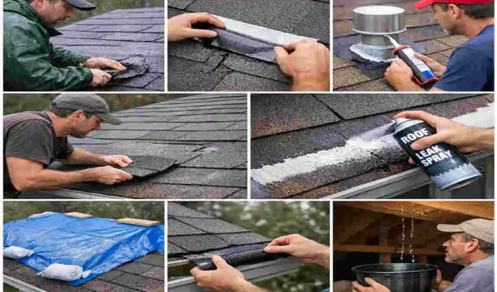 how to stop a leaking roof