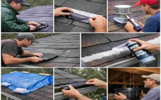how to stop a leaking roof