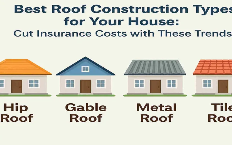 Best Roof Construction Types for Your House: Cut Insurance Costs with These Trends