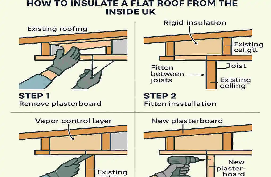 How to Insulate a Flat Roof from the Inside UK: Boost Your House's Energy Efficiency