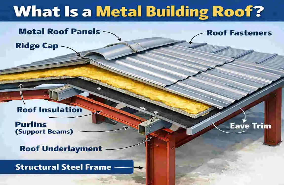 how to insulate a metal building roof
