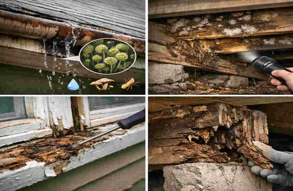How to Replace Rotted Wood on Exterior of House