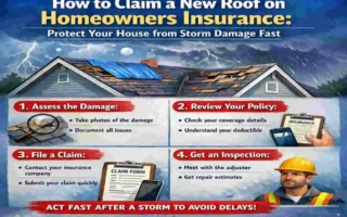 How to Claim a New Roof on Homeowners Insurance