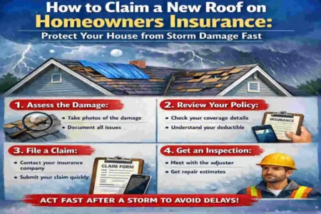 How to Claim a New Roof on Homeowners Insurance