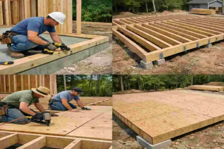 How to Frame a Floor for a House
