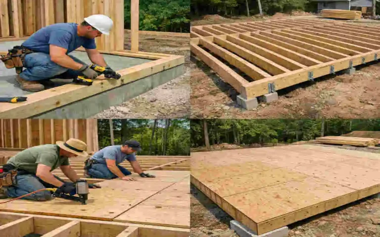 How to Frame a Floor for a House