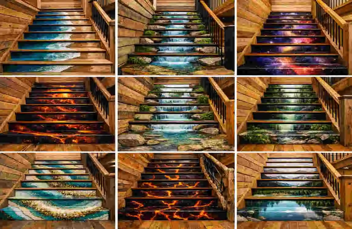 high epoxy satair design for wooden house