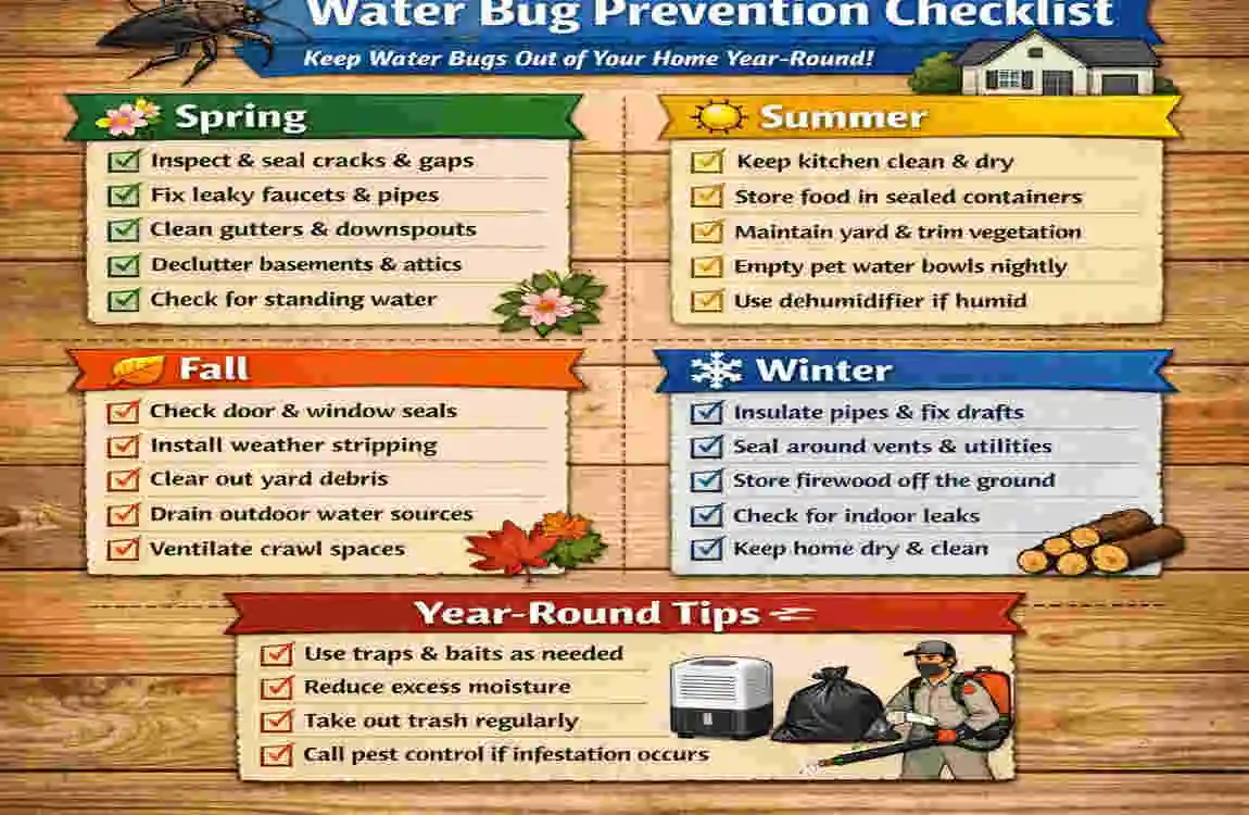 How to Keep Water Bugs Out of Your House