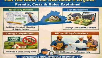 Can You Build Your Own House in Virginia? Permits, Costs & Rules Explained
