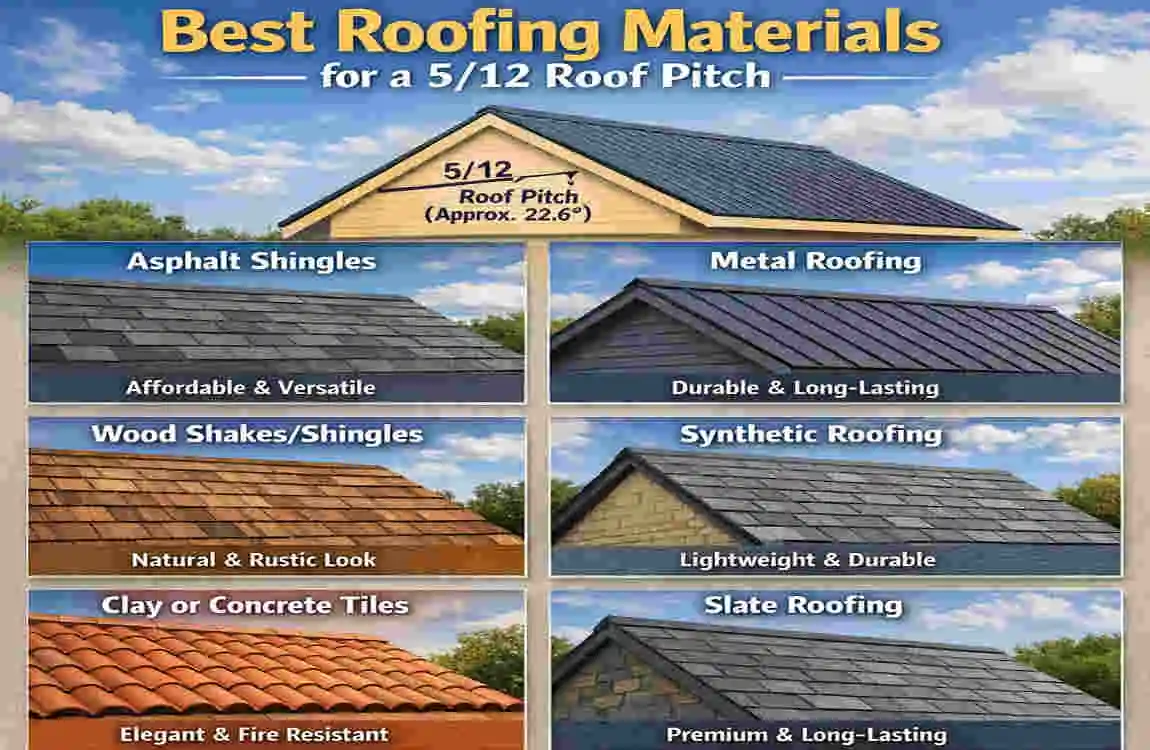 is a 5 12 roof pitch common