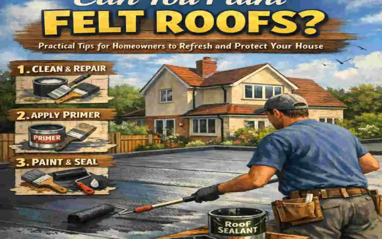 Can You Paint Felt Roofs
