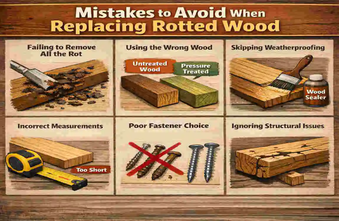 How to Replace Rotted Wood on Exterior of House