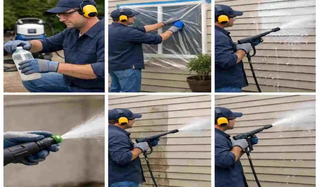 How to Pressure Wash House Siding