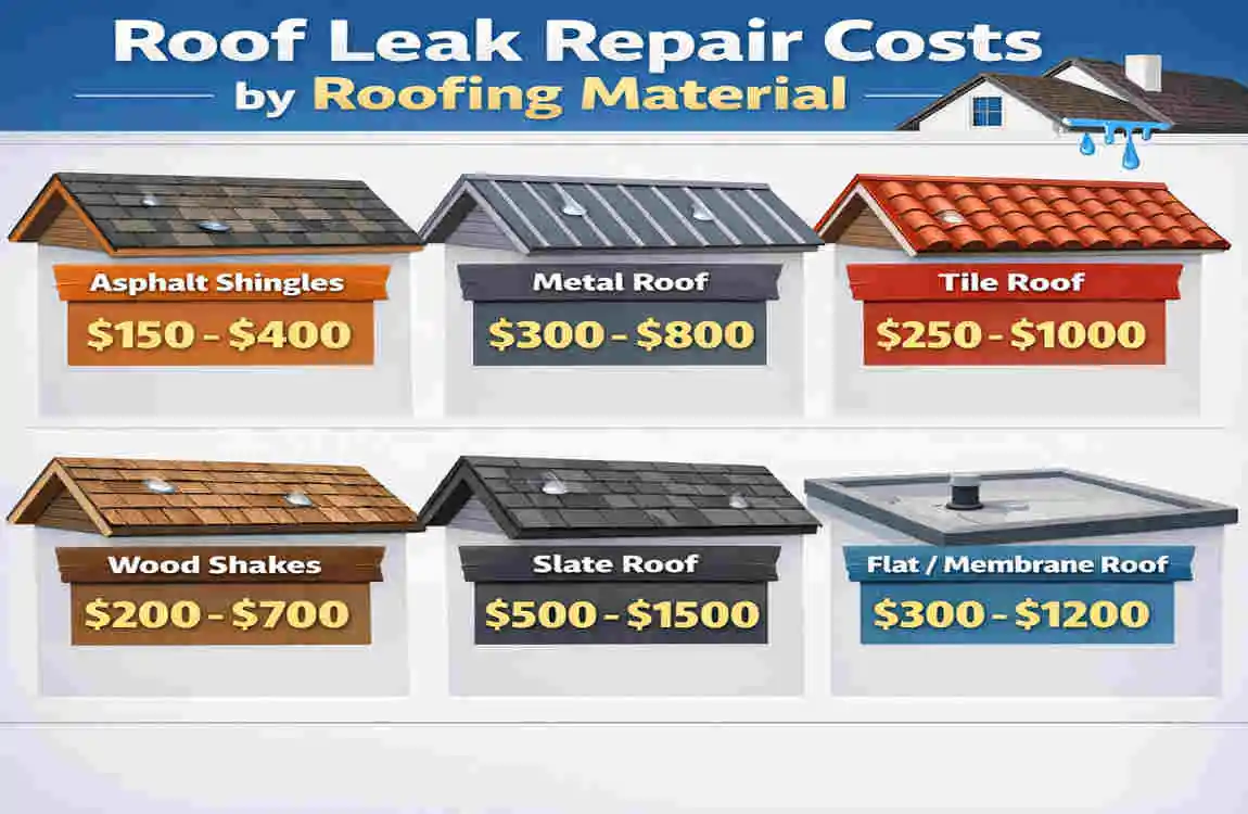 How Much to Fix a Roof Leak