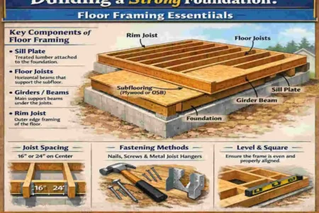 How to Frame a Floor for a House