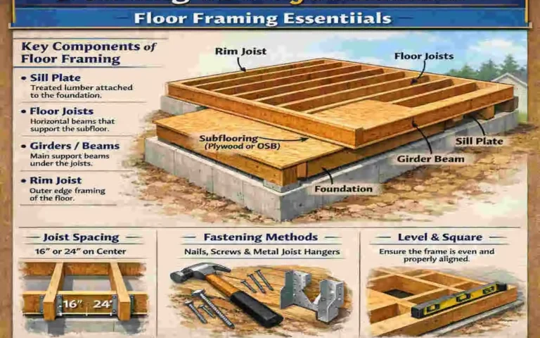 How to Frame a Floor for a House