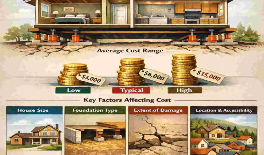 How Much Does It Cost to Level a Wood Frame House