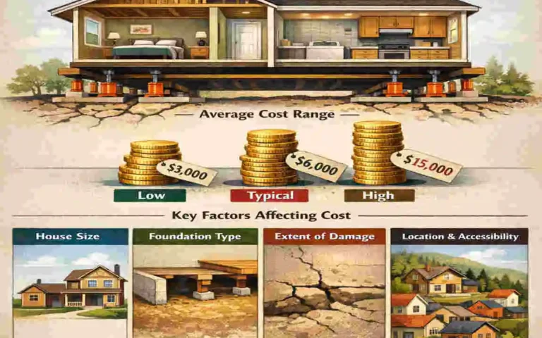 How Much Does It Cost to Level a Wood Frame House