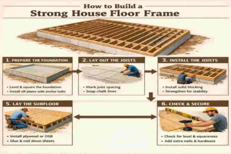 How to Frame a Floor for a House
