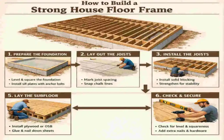 How to Frame a Floor for a House