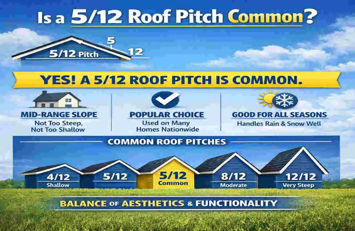 Is a 5/12 Roof Pitch Common