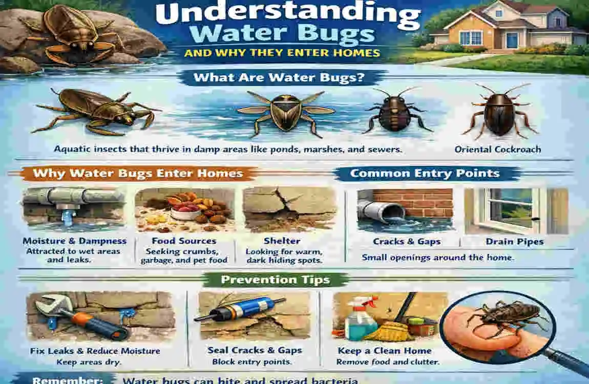 How to Keep Water Bugs Out of Your House