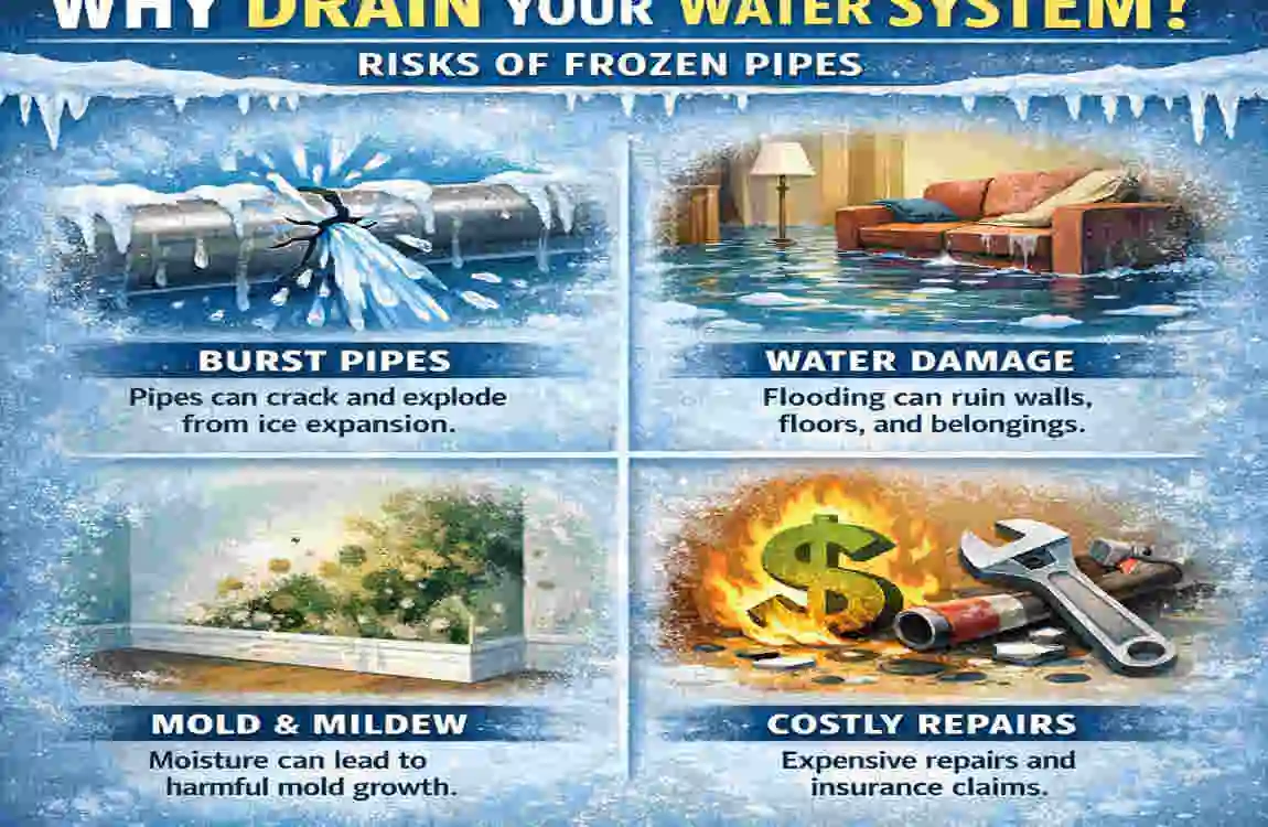 How to Drain Water System in House