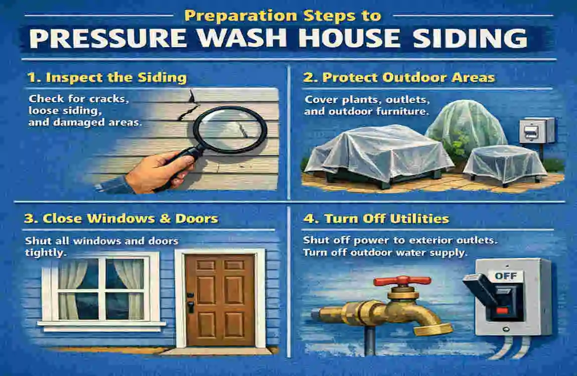 How to Pressure Wash House Siding
