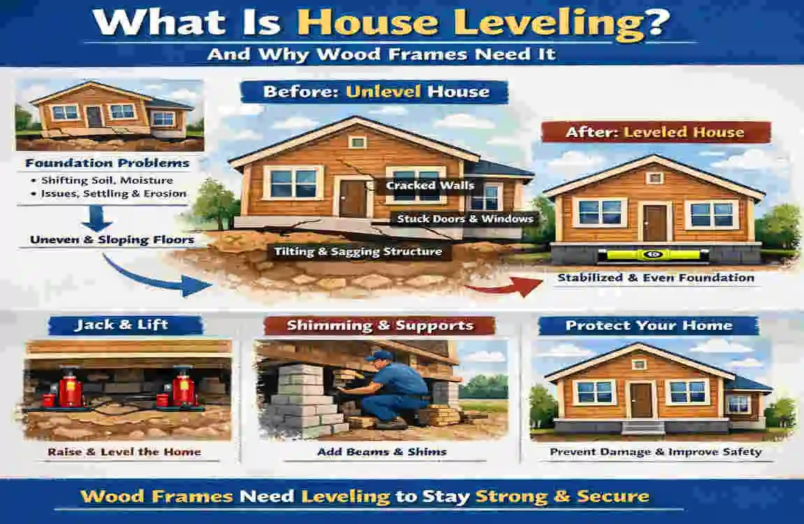 How Much Does It Cost to Level a Wood Frame House
