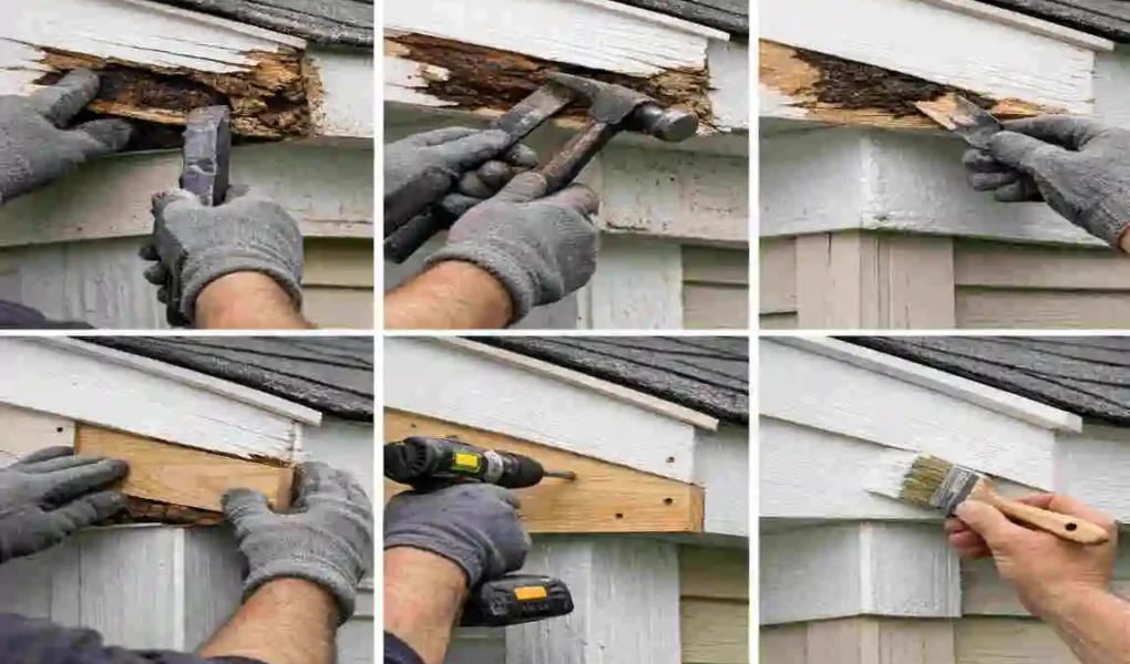 How to Replace Rotted Wood on Exterior of House