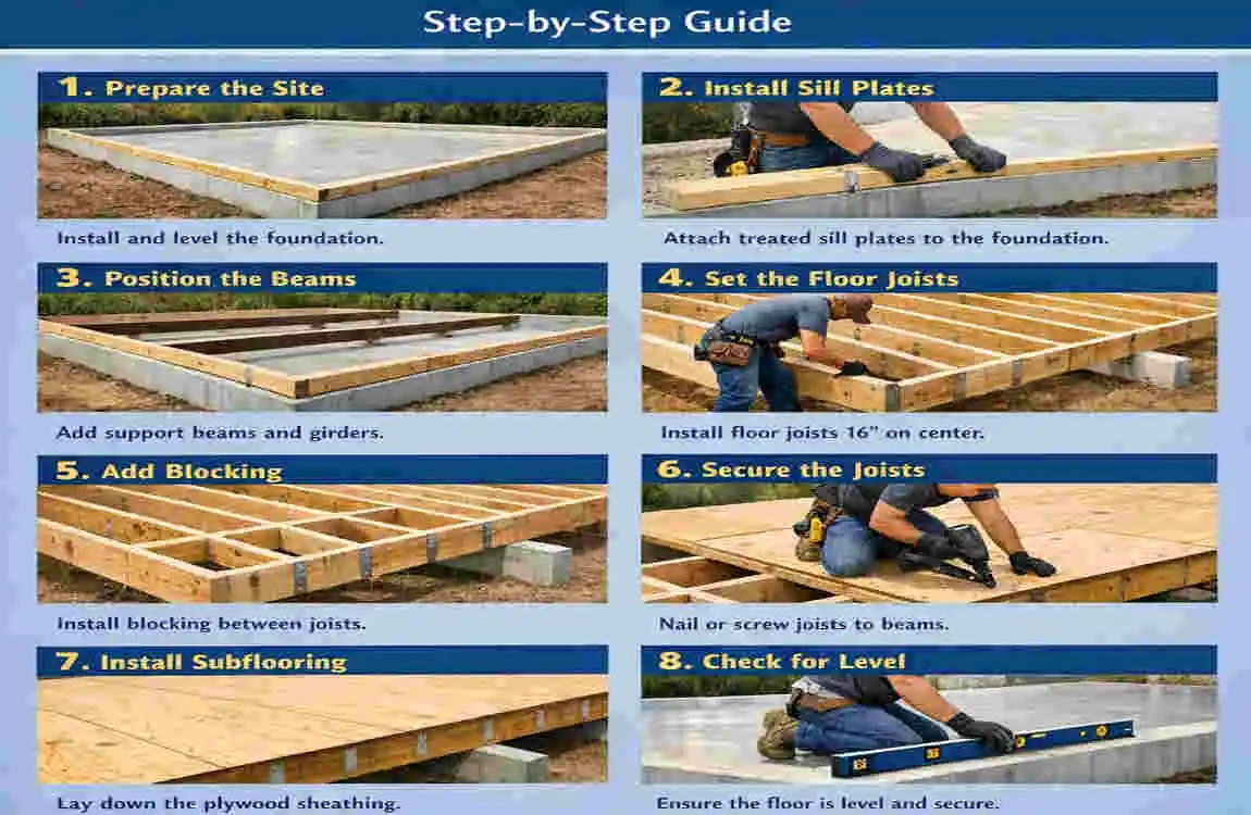 How to Frame a Floor for a House