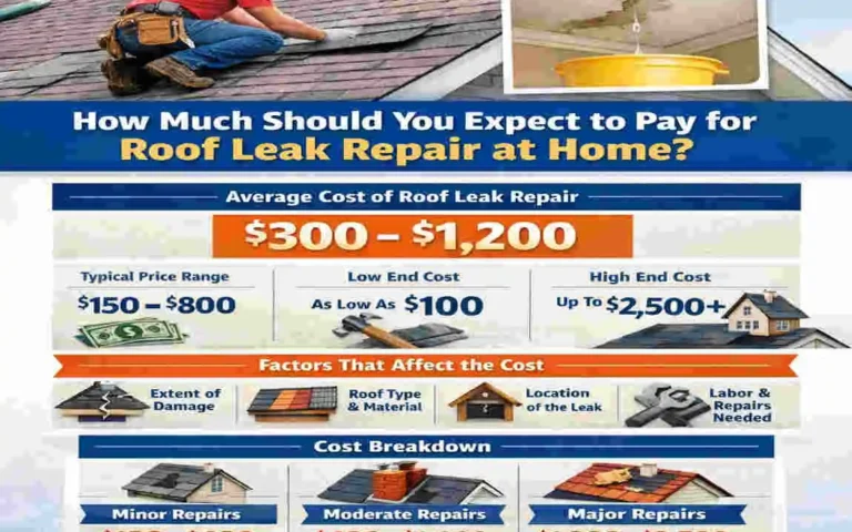 How Much to Fix a Roof Leak