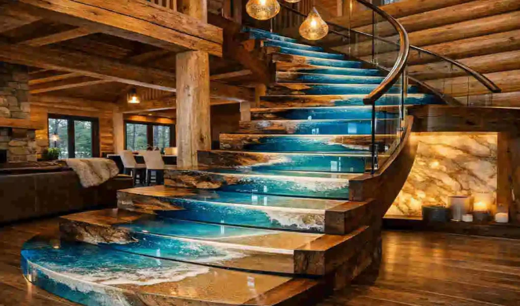 high epoxy satair design for wooden house