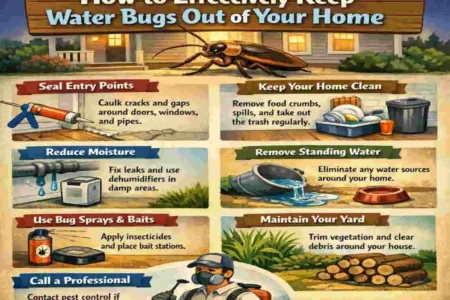 How to Keep Water Bugs Out of Your House