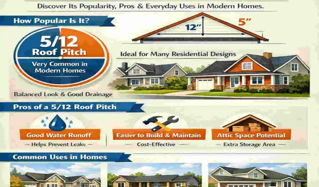 Is a 5/12 Roof Pitch Common