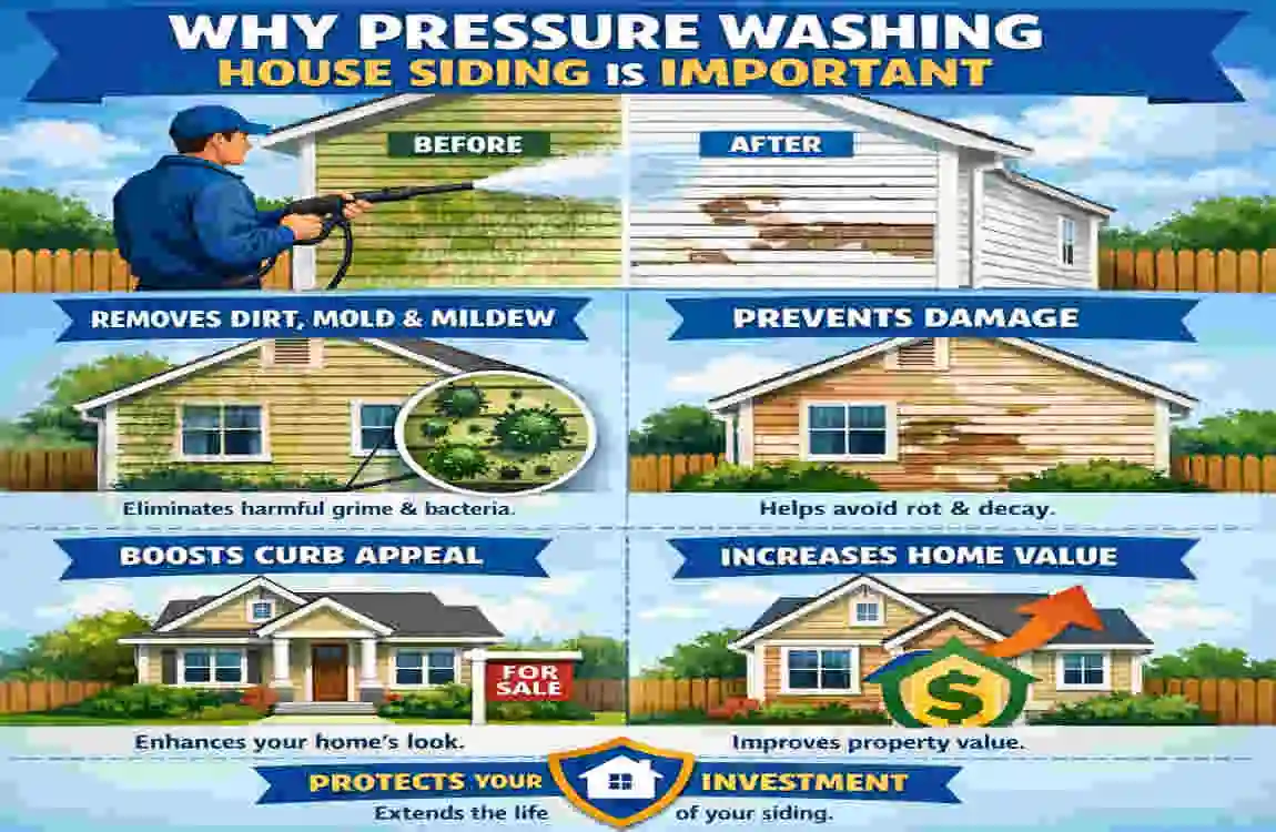 How to Pressure Wash House Siding