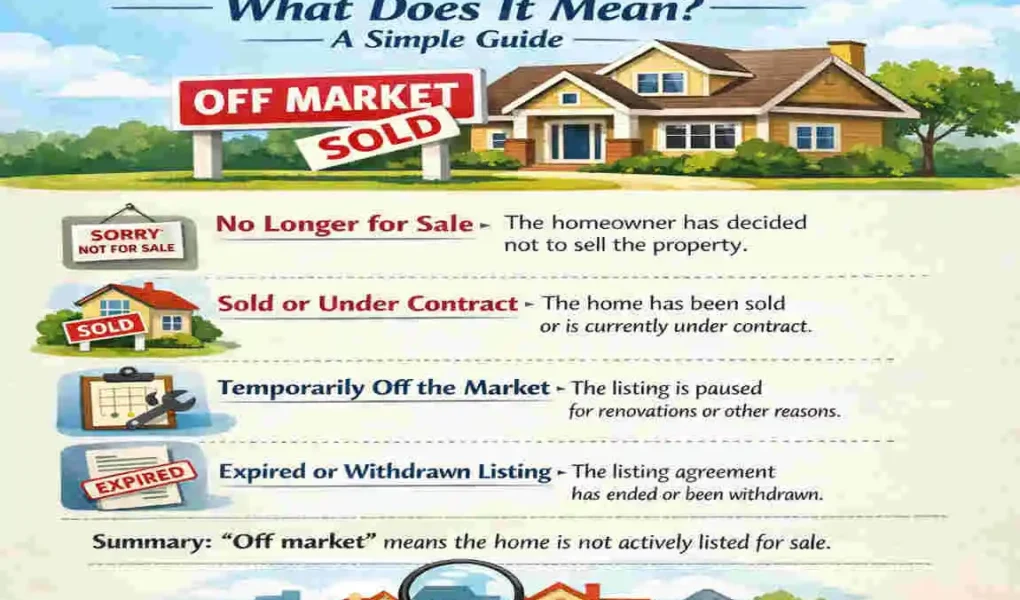 If a House Is Off Market, What Does It Mean