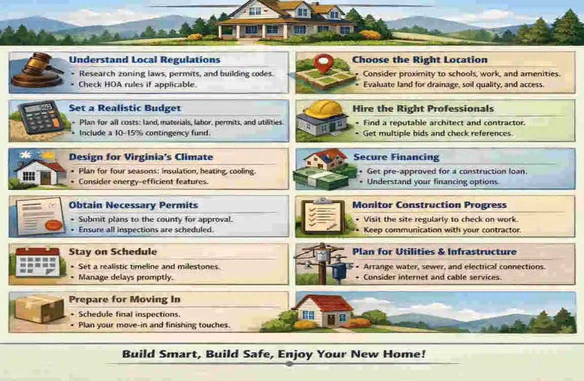 Can You Build Your Own House in Virginia? Permits, Costs & Rules Explained