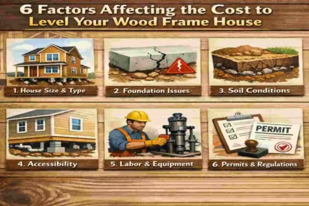 how much does it cost to level a wood frame house
