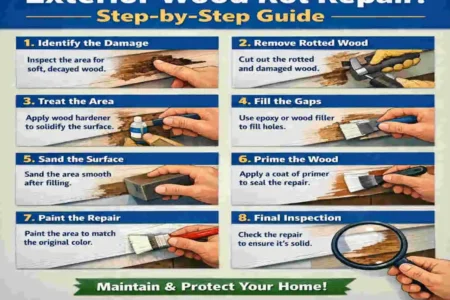 How to Replace Rotted Wood on Exterior of House