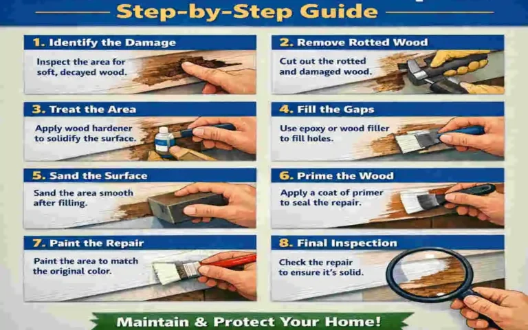 How to Replace Rotted Wood on Exterior of House