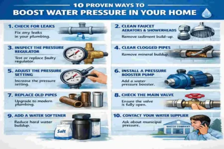 how to increase water pressure in house