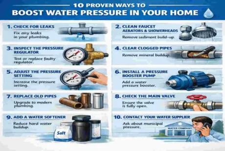 how to increase water pressure in house