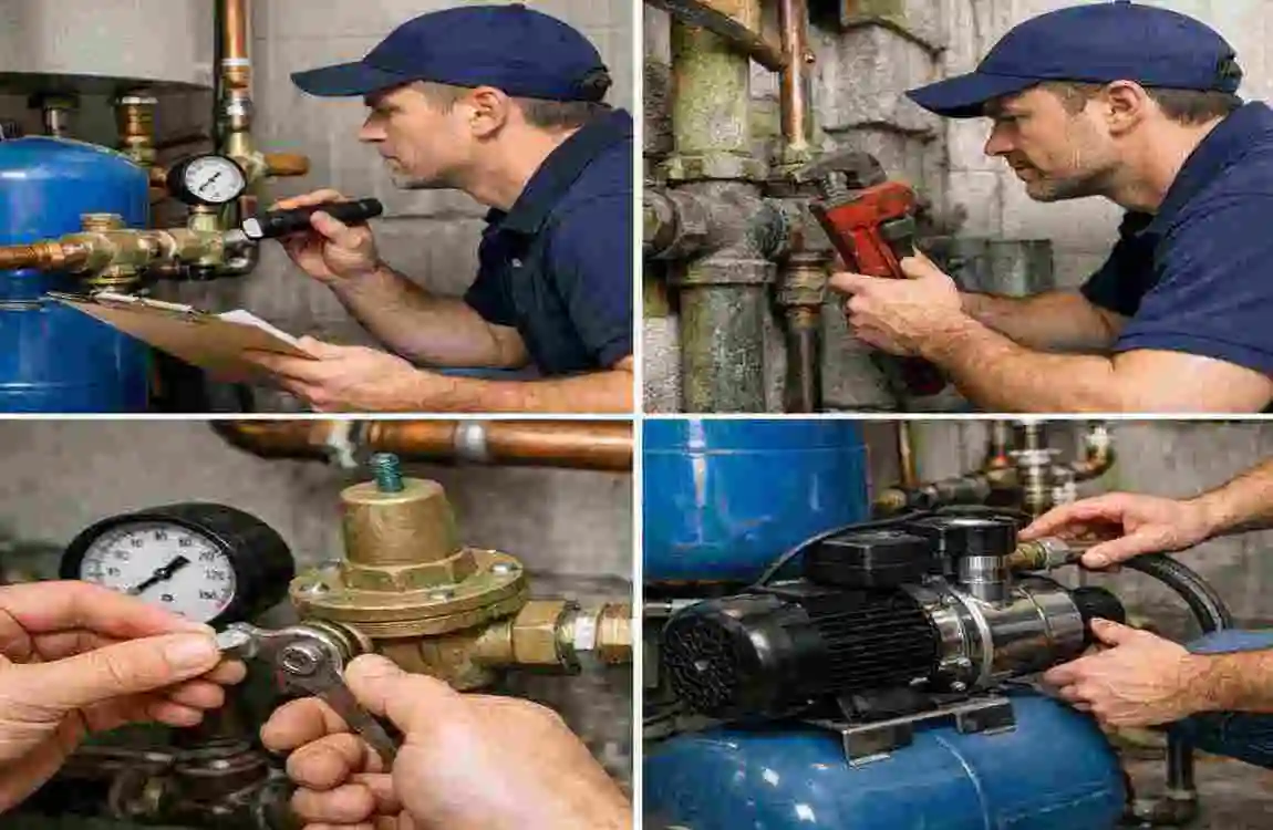 how to increase water pressure in house