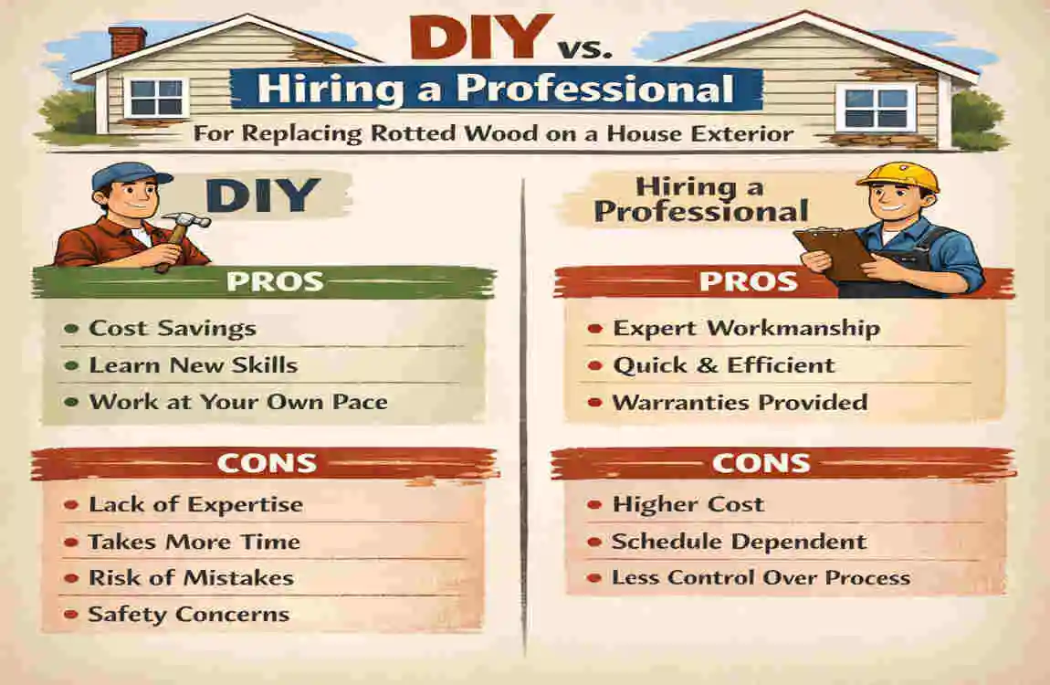 How to Replace Rotted Wood on Exterior of House