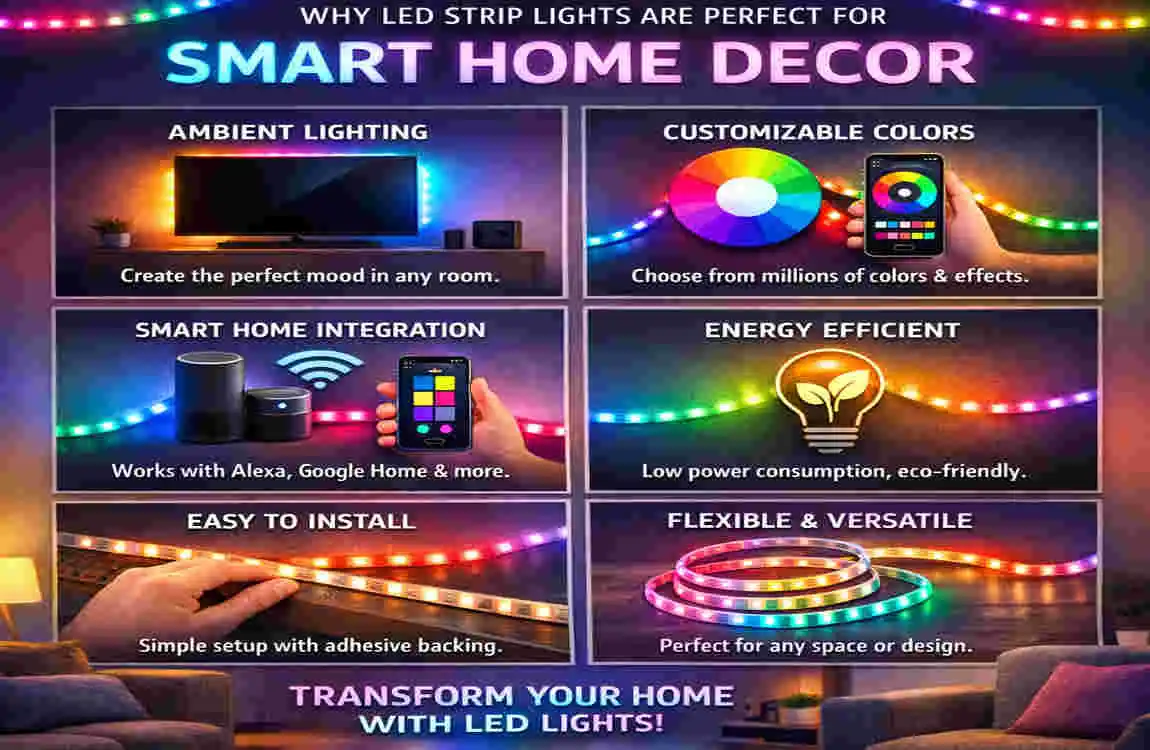 led strip lights for room smart decor