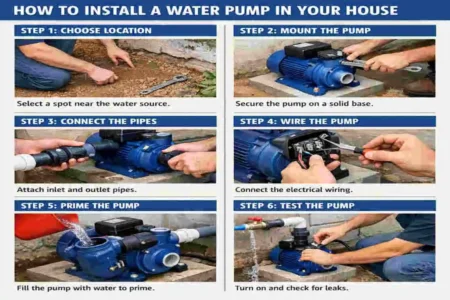 How to Install a Water Pump for Your House