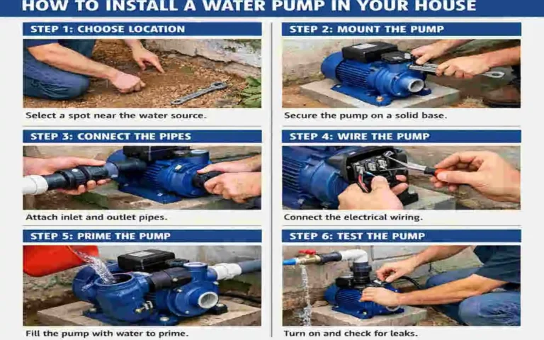 How to Install a Water Pump for Your House