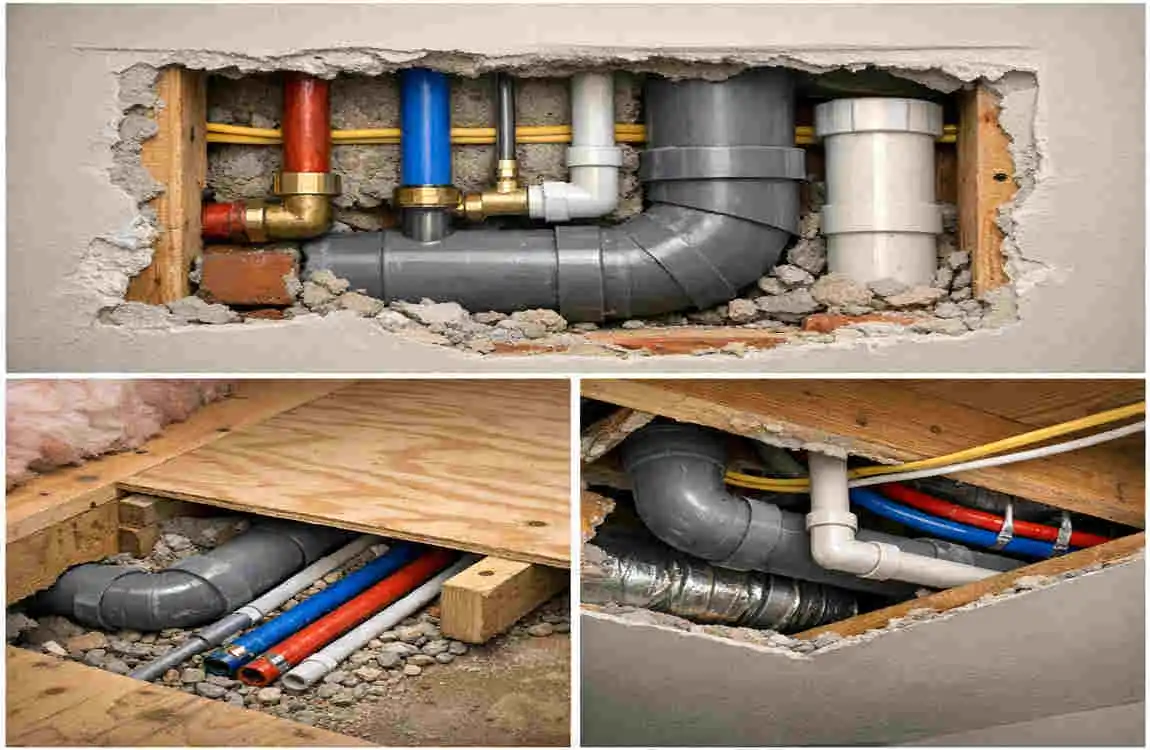 Where Are Water Pipes Located in a House