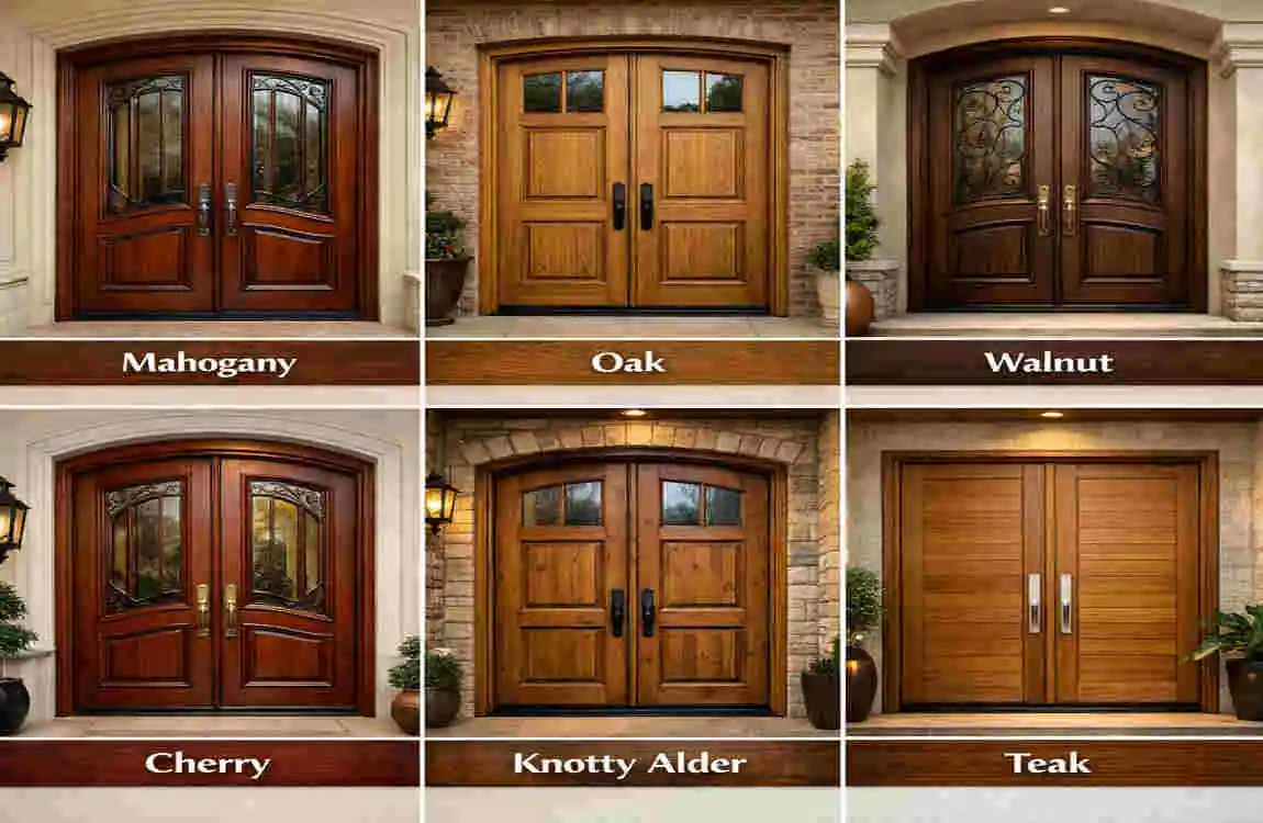 Wooden Double Door Designs for Home
